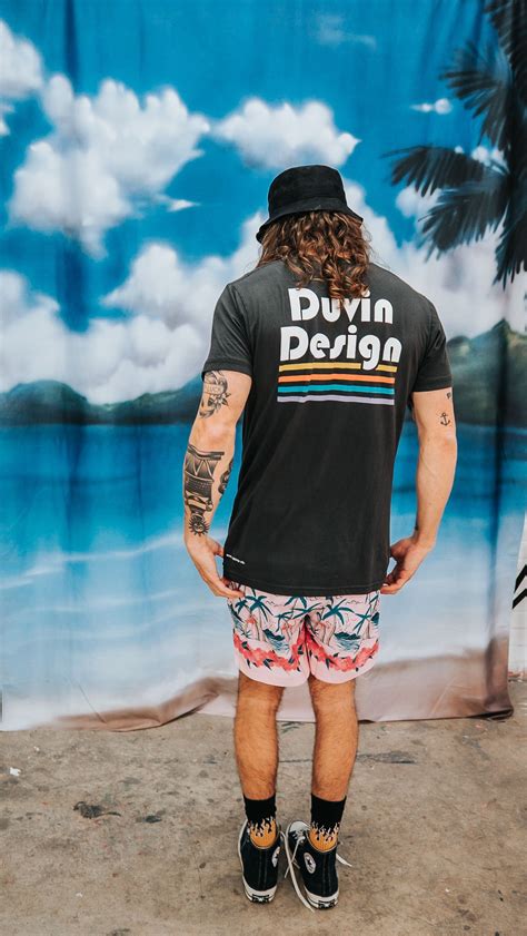 Duvin Surf Beachwear Street Style Streetwear Mens Clothing