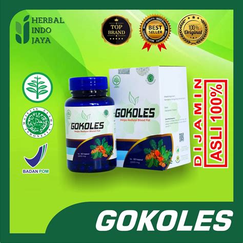 Jual GOKOLES OBAT HERBAL KOLESTEROL Shopee Indonesia