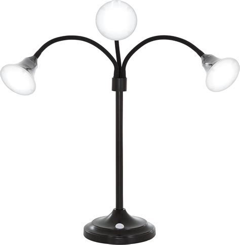 Lavish Home 3 Head Desk Lamp Led Light With Adjustable Arms Touch