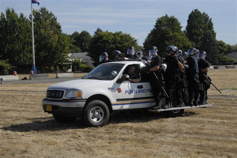 Security Forces Teams With Portland Police For Crisis Management