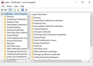 Simplify Certificate Management Using Certlm Msc And Certmgr Msc Sikich