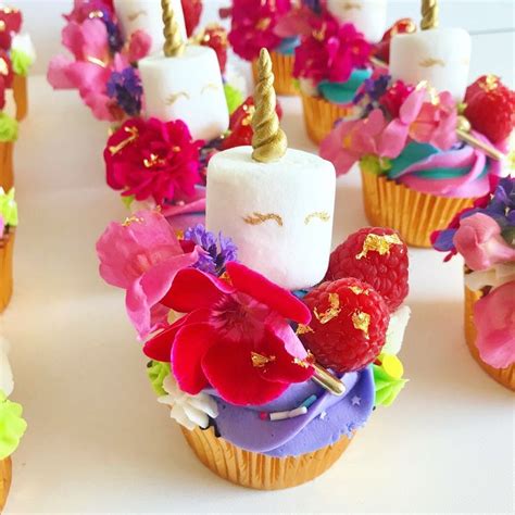 Unicorn Marshmallow Cupcakes From Sakurabakingco On Facebook And Instagram Unicorn Cupcakes