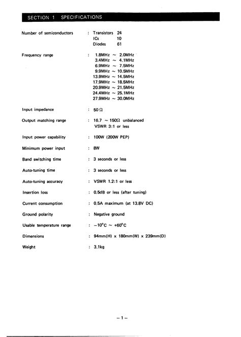 Pdf Manual For Icom Other At Antenna Tuner