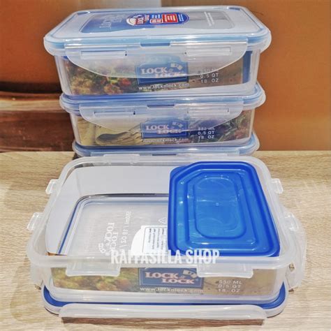 Jual Locknlock Tempat Makan Bekal Ml Lock Lock Food Container Sekat