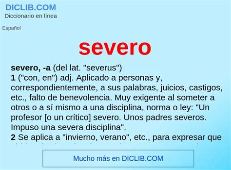 O Que Significa Severo - severo - significado y definición. Qué es severo