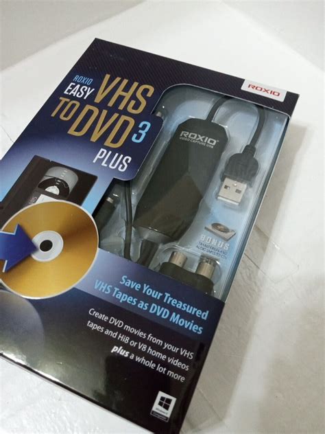 Roxio Easy VHS To DVD 3 Plus VHS Hi8 V8 Video To DVD Or Digital