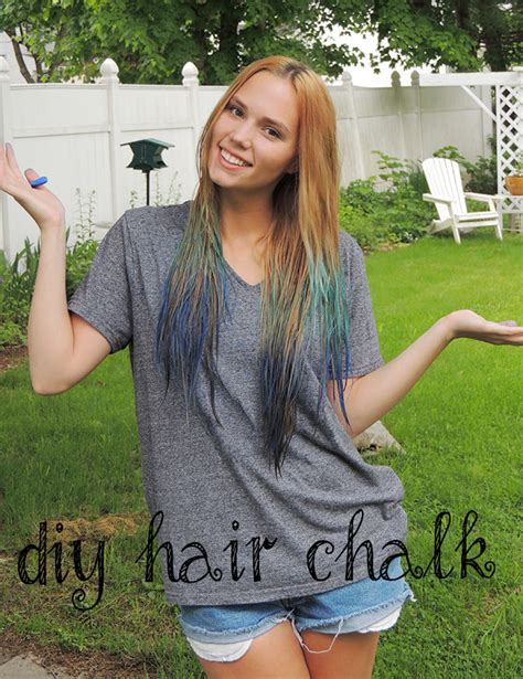 DIY Hair Chalk Tutorial | Kirsten Zellers