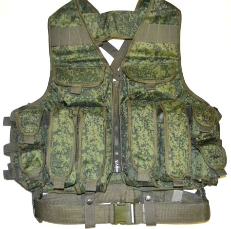 Tarzan M Copy Tactical Vest Ak Mags Digital Flora Camo Emr Soviet