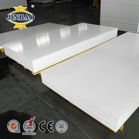 Jinbao 2mm 3mm 12202440 Pvc Foam Board White Expanded Pvc Foam Board