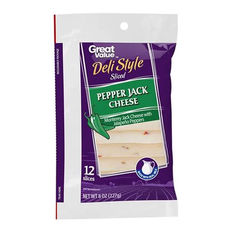 Queso Monterey Jack Great Value En Rebanadas Con Jalape Os G Walmart