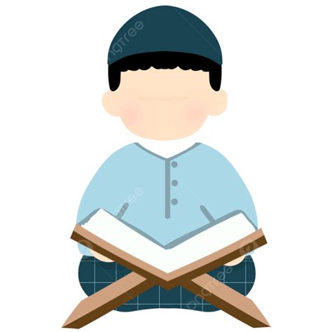 Reading Quran Clipart Transparent Png Hd Hand Drawn Cartoon Reading