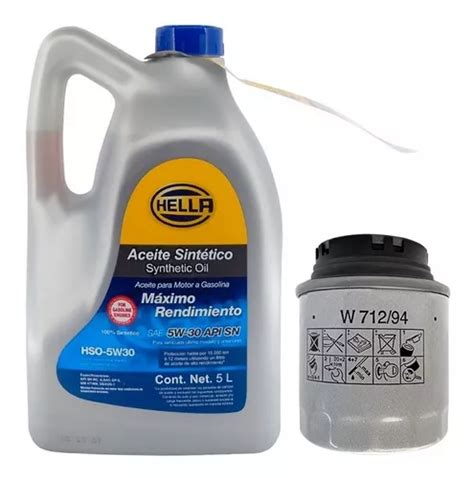 Kit Aceite W Y Filtro Aceite Seat Ibiza L L Env O Gratis