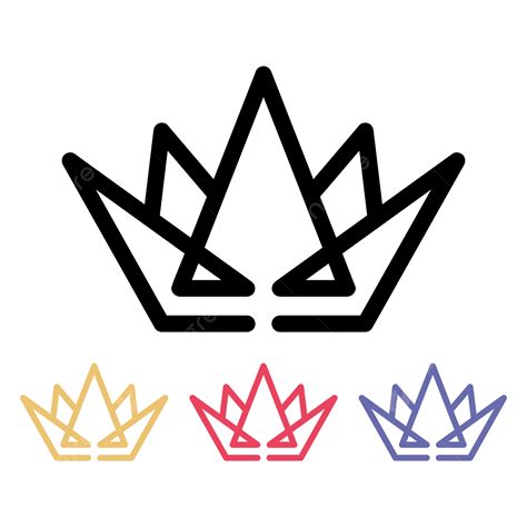 Royal Crown Vector Art Png Set Of Royal Crown Set Royal Crown Png