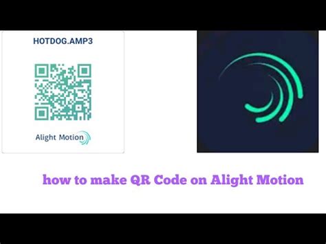 How To Make QR CODE ON ALIGHT MOTION YouTube