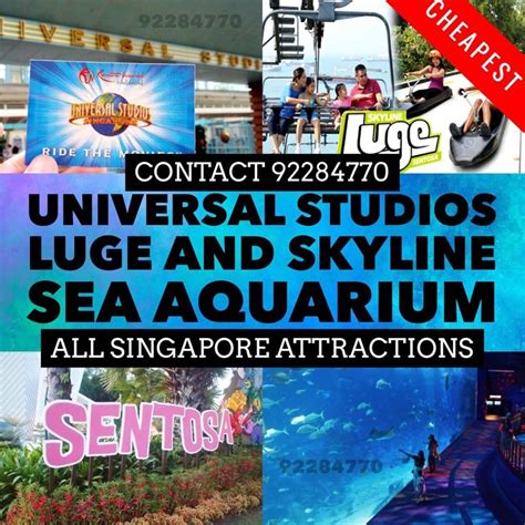 USS UNIVERSAL STUDIOS SENTOSA AND ALL SINGAPORE ATTRACTION TICKETS