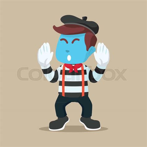 Pantomime guy illustration character | Stock Vector | Colourbox