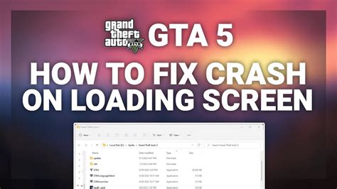 Gta How To Fix Gta Crash On Loading Screen Complete Guide