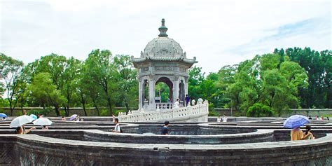 Old Summer Palace Ruins Of Yuanmingyuan Park Beijing