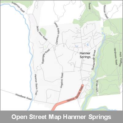 2020 Street Map Hanmer Springs - Digital Maps