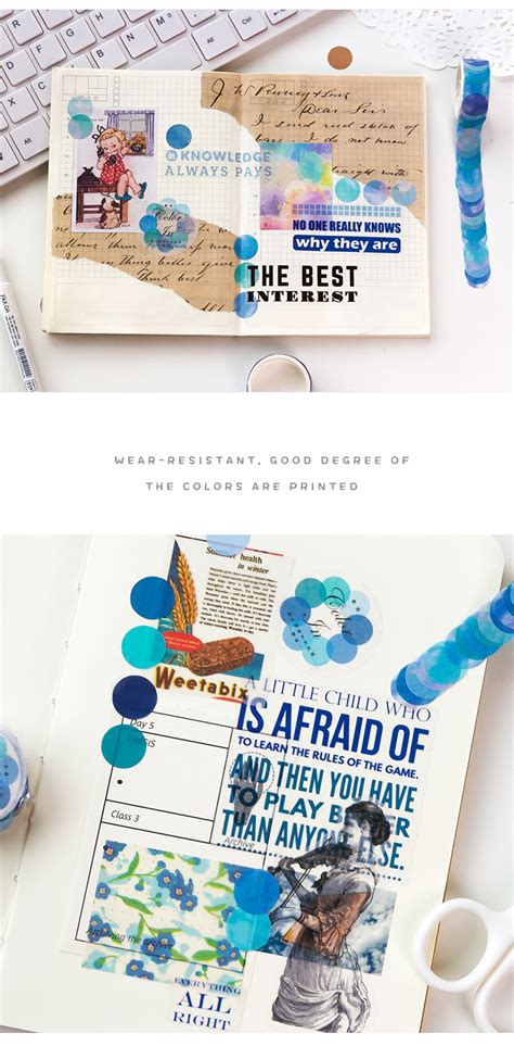 Декоративный скотч с принтом в горошек, 14 х14 мм | Канцтовары для ...