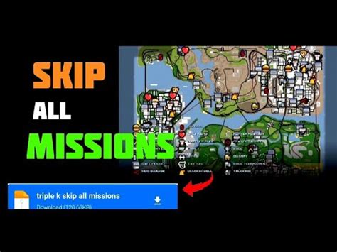 Gta San Andreas How To Complete All Missions And Unlock Full Map Using