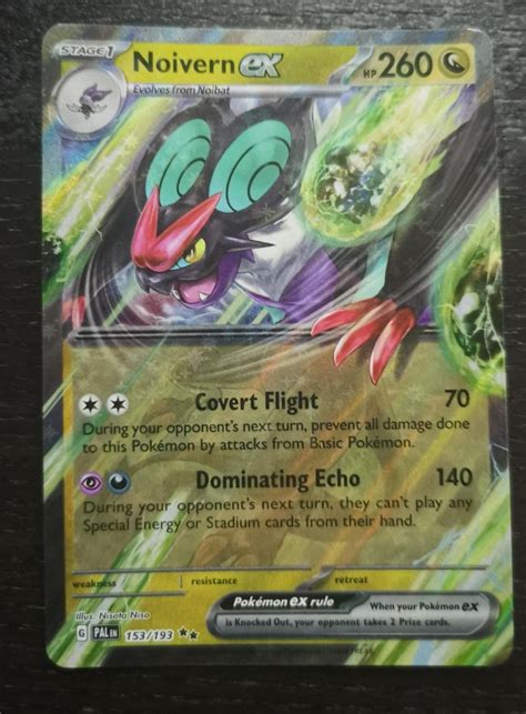 Noivern Ex Paldea Evolved 153 Hobbies Toys Toys Games On Carousell