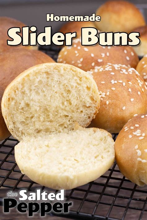 Brioche Slider Buns The Salted Pepper