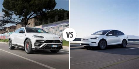 Lamborghini Urus VS TESLA Model X Autovergleich AUTOGOTT DE