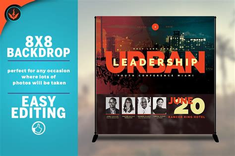 Urban Leadership 8x8 Backdrop Graphic By Seraphimchris · Creative