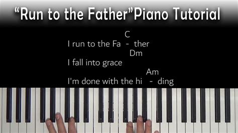 Run To The Father Cody Carnesmatt Maher Piano Tutorial C Youtube