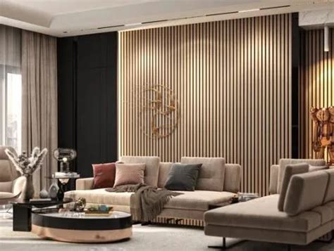 Nordic Simple Decorative Timber Interior Slatted Wood Cladding