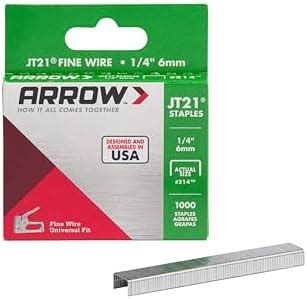 Arrow Jt Thin Wire Staples For Staple Guns And Staplers Use For