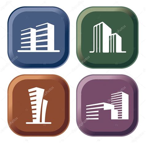 House Icon Collection Stock Vector By Klava 9529672