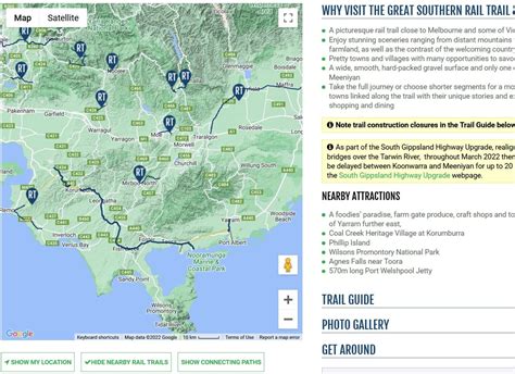 Trail Mapping Improvements Rail Trails Australia