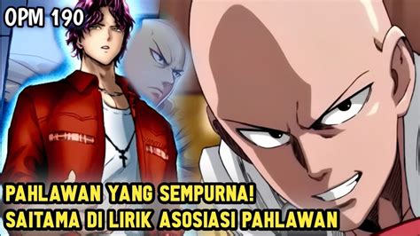 KEKUATAN SAITAMA DI LIRIK PETINGGI ASOSIASI PAHLAWAN SEBAGAI PAHLAWAN