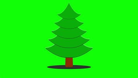 Christmas Tree Motion Graphics Green Screen Stock Footage Video (100% ...