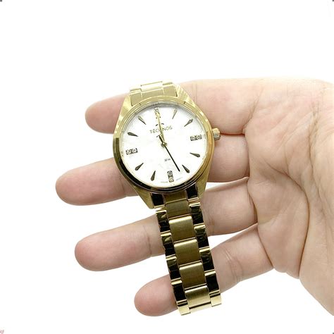 Rel Gio Technos Feminino Boutique Dourado Mkq B Gold Silver