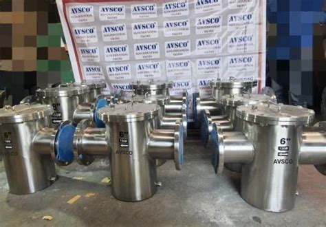 Stainless Steel Water Simplex Basket Strainers Size Dimension Mm