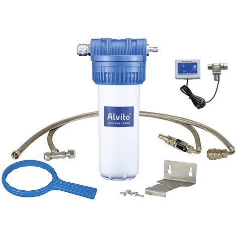 Alvito Einbau Wasserfilter 2 2 Safe Mit Aquastop Zum Einbau Unter Der