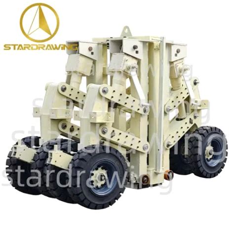 Stardrawing 15ton Load Iso Container Self Loading Trailer Lifting Wheel System Container Self