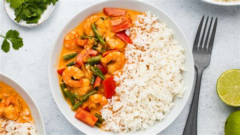 15 Minute Thai Red Curry With Shrimp Recipe