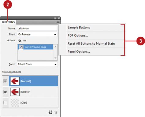 Interactive Pdf Indesign Buttons Darcie Garrison