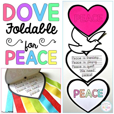 Beautiful Peace Craft: So Easy and Inspirational for your Class!