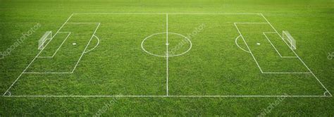 Soccer field with goal post Stock Photo by ©efks 126253642