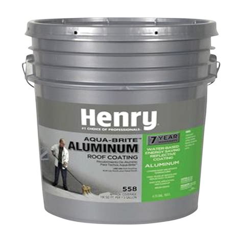 Henry He Aluminum Roof Coating Aqua Brite Smooth Gal