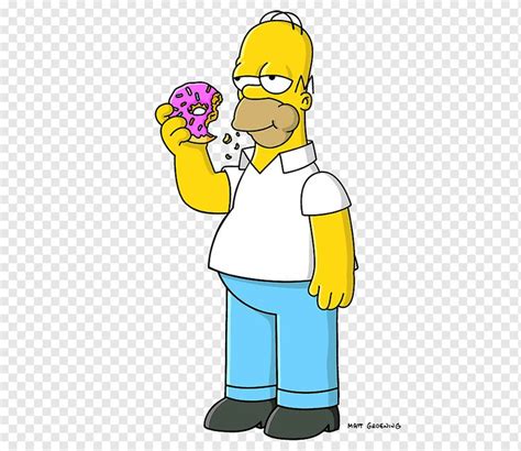 Bart Simpson Comendo Rosquinha Ilustra O Homer Simpson Marge Simpson