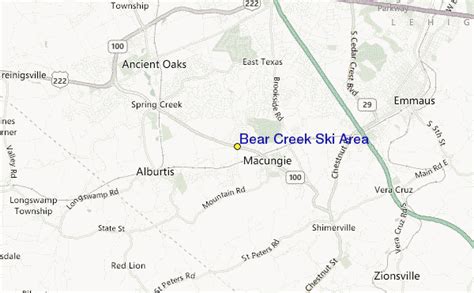 Bear Creek Ski Area Ski Resort Guide Location Map And Bear Creek Ski