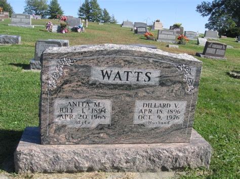 Dillard Verlet Watts 1896 1976 Find A Grave Memorial