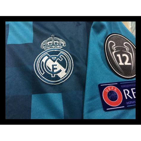 Jual Jersey Baju Bola Real Madrid 3Rd 2017 2018 Fullpatch Ucl Grade Ori