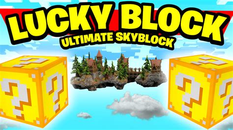 Lucky Block Ultimate Skyblock By Pickaxe Studios Minecraft Marketplace